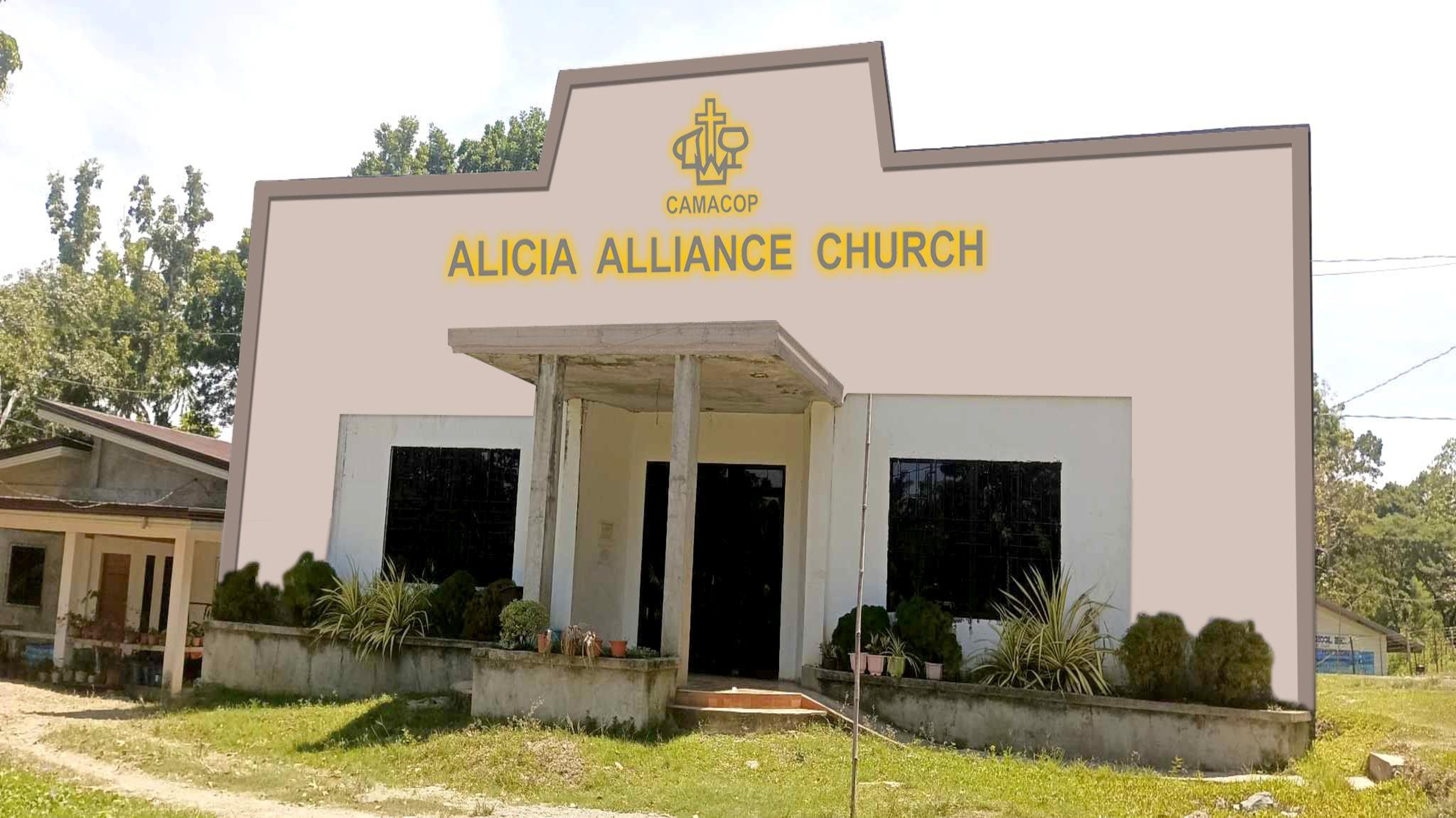 Alicia Alliance Church building front entrance